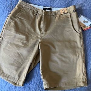 Vans Khaki Shorts NWT